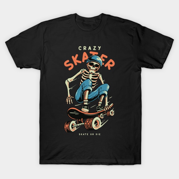 SkateBoard T-Shirt by BERKAH SERAWUNG